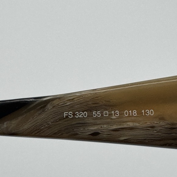Fendi FS 320 Sunglasses Frames ONLY Black Tortoise 55-13 018 Italy READ - Picture 4 of 6